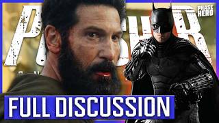 The Punisher: One Last Kill Discussion,. The Batman 2 Photos &amp; Videos | Phase Hero May 14, 2026