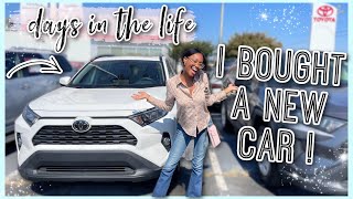 I BOUGHT A BRAND NEW CAR! Car Shopping & Car Tour + Fire Pit Plans & Girls Night In✨ #daysinmylife