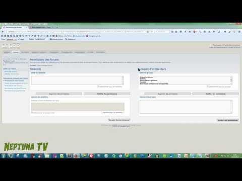 PHPBB 3.1.10 - Create your first forum, its first link and its first category • Tutorial