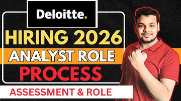 Deloitte Hiring 2026 | Deloitte Hiring Process , Role , CTC , Analyst | Assessment | Exam Pattern |