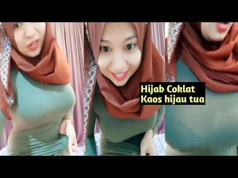 Style Hijab Ketat | Referensi Hijab dan Baju Kaos ketat tante Sosialita | Sexy Hijab Beauty
