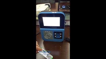 Bus Payment Terminal (NFC and Barcode Scanner) demo video complete