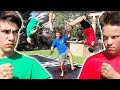 BRYTON vs ASHTON vs ETHAN - Game of S.T.I.K. Ninja Style!