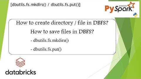 5. dbutils.fs.mkdirs() | dbutils.fs.put() | Databricks File System (DBFS) | #databricks PART 05