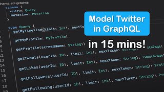 Model the Twitter API in GraphQL in 15 mins!