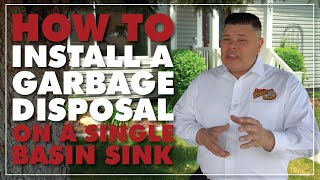 Kitchen Remodel  How to Install a Garbage Disposal on a Single Sink