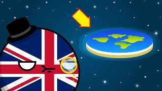 Countryballs School Earth Is Flat? #countryballs