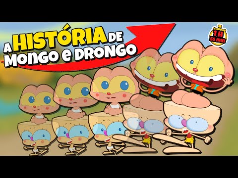 A HIstória Completa de Mongo e Drongo - Maratona de DESENHO ANIMADO