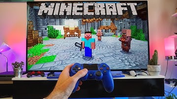 Testing Minecraft On The PS4- POV Gameplay Test  |Part 1|
