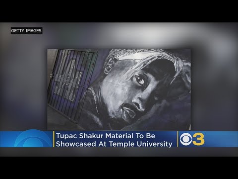Tupac Shakur's Material To Be Showcased At Temple University