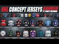 NHL Jersey Concepts Ranked 1-31! Ft. Ferry Designs