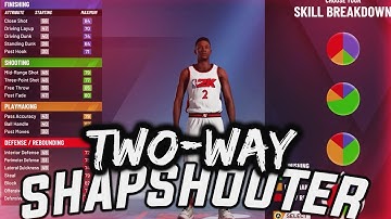 NBA 2K20 TWO WAY SHARPSHOOTER  BEST BUILD!!!