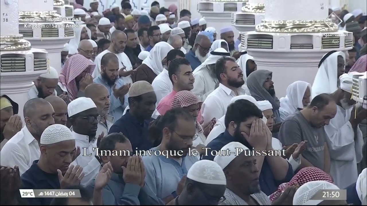 الشفع و الوتر مع دعاء القنوت للشيخ محمد برهجي ليلة 5 رمضان 1447هـ