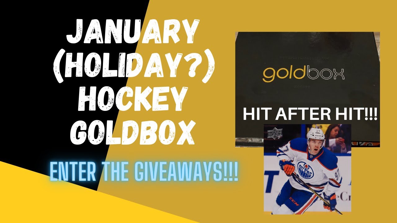 🔥JANUARY (HOLIDAY?) GOLDBOX Hockey Edition Hit after hit goldbox