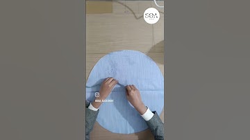 How to make a full circular sleeve. bell sleeves tutorial. #fashion #sweinghacks #sewingsecrets