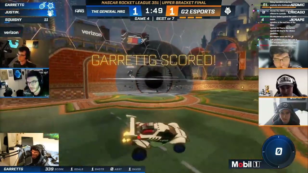 ROLL DIZZ REACTS TO NRG INSANE PASSSING PLAY