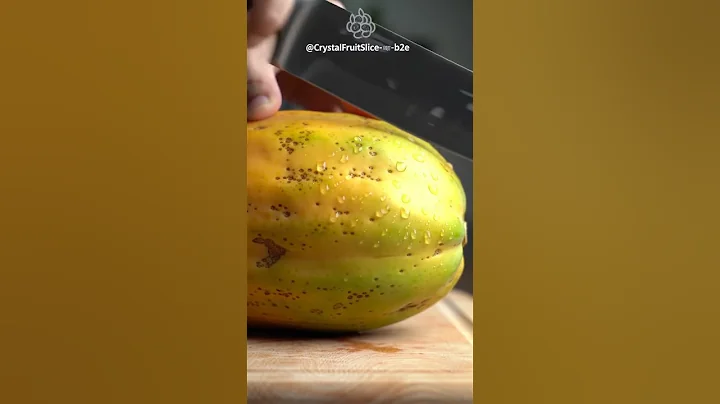 Realistic Papaya Cutting ASMR | Ultra 8K Juicy Fruit Slice #asmr #satisfying#music