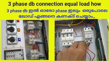 3 phase db equal load how#i love god