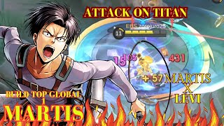 Levi Ackerman !! - Review Skin Martis Attack On Titan - Build Top Global Martis - MLBB by Zorojuro25 391 views 2 months ago 25 minutes
