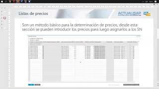 Seminario Online Gratuito – Listas de Precios en SAP Business One