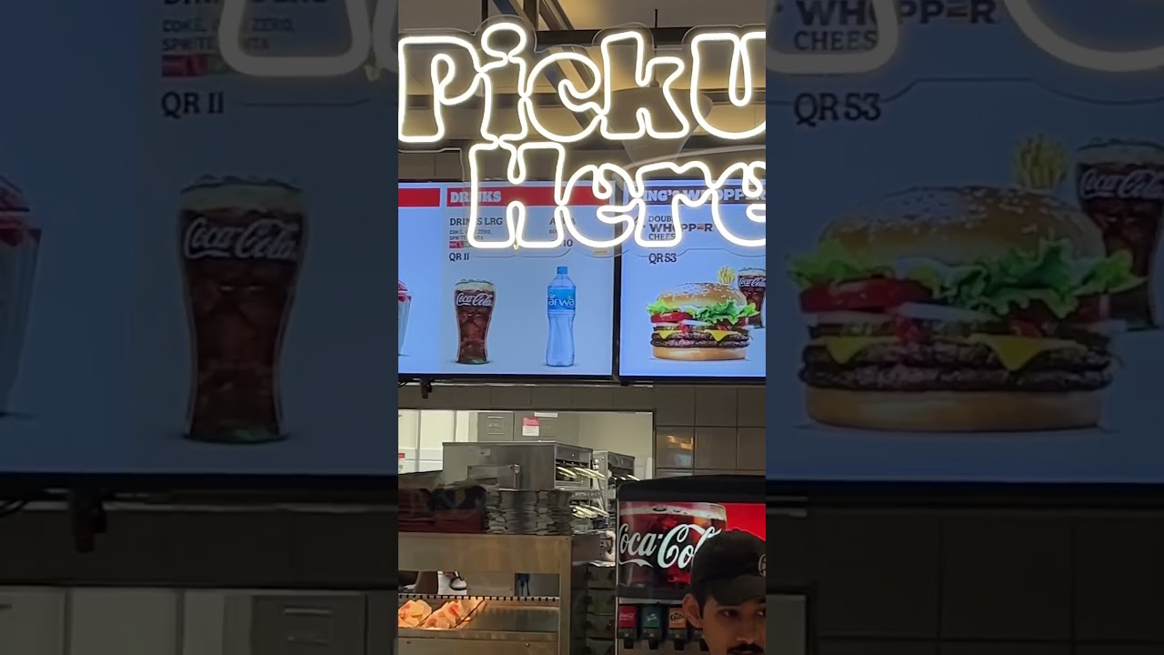 Burger King Doha, Qatar International Airport Prices