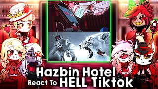 HAZBIN HOTEL CAST React To HELL Tiktok || Hazbin Hotel Video Original Animation