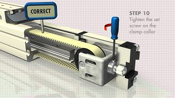 How to Adjust a MTB Series Belt-Driven Linear Actuator