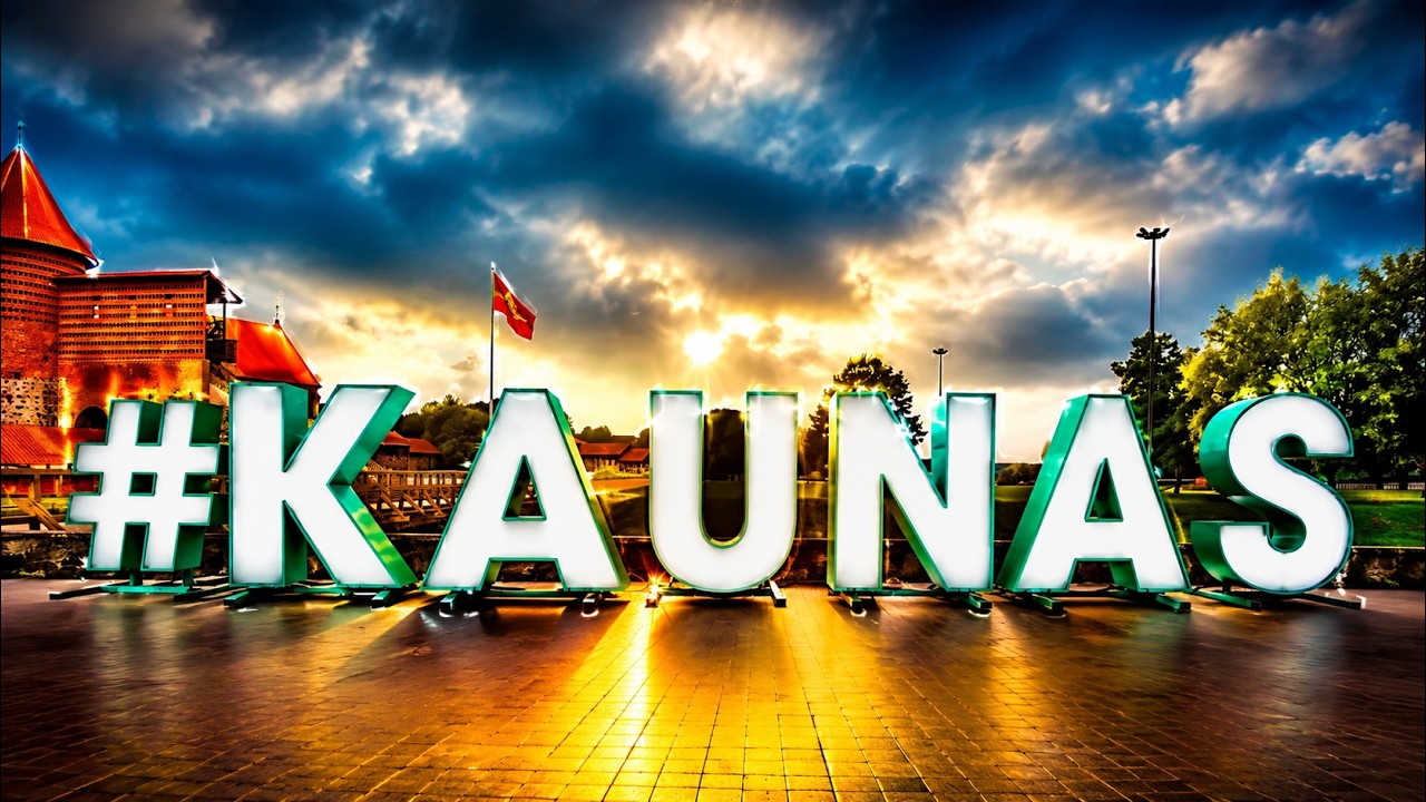 KAUNAS 🇱🇹 Lithuania | 4K Walking Tour | Exploring the Historic City ...