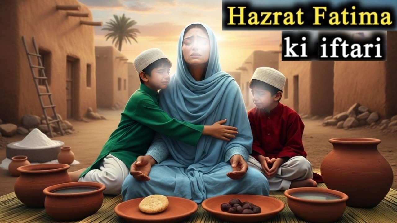 Hazrat Fatima ki Iftari | Bibi Fatima ki Kahani | Ramdan | Imam Hussan aur Hussain ki Aftari