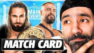 PREDICTING THE WWE SATURDAY NIGHT’S MAIN EVENT MATCH CARD