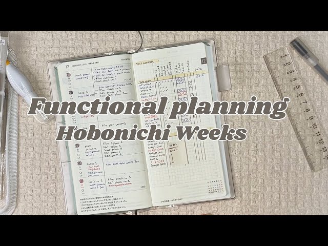 HOBONICHI WEEKS functional planning