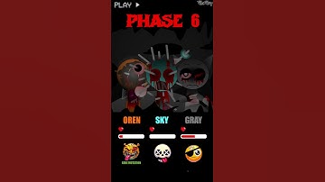 HP Bar | Emoji Status OREN SKY GRAY in 1-10 DEFINITIVE Phases #sprunki  #incredibox