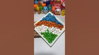 Surprise mentos gummy ball and chocolate 💚💙🧡❤️ #viralvideo