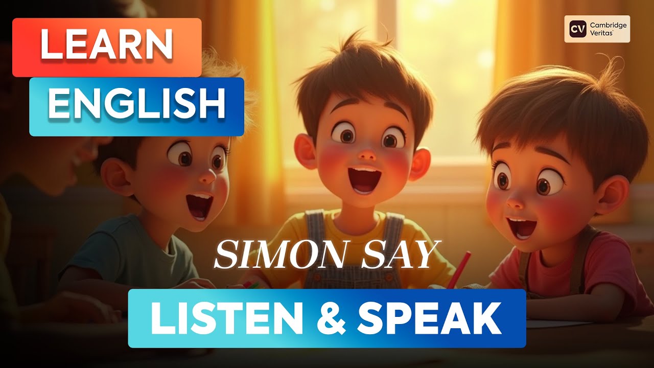 Simon Says | English Reading Practice | Easy Daily English | English ...
