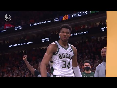 Giannis Antetekounmpo INSANE CLUTCH Alley-Oop Dunk On Chris Paul