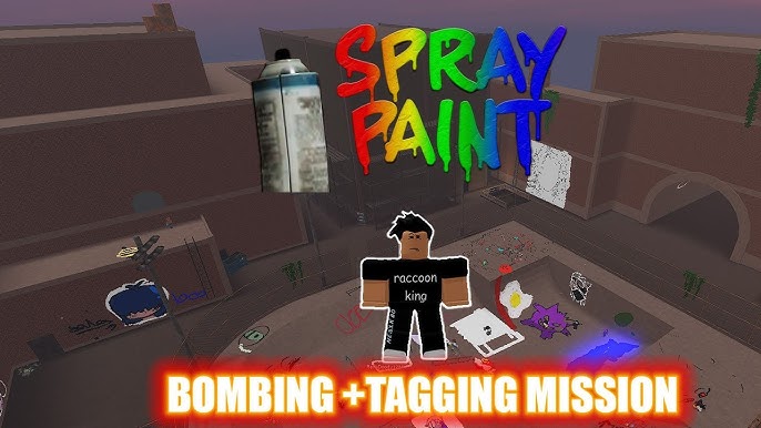 LOKIS GRAFITEIRO FAZ DESENHOS  Roblox - Spray Paint 