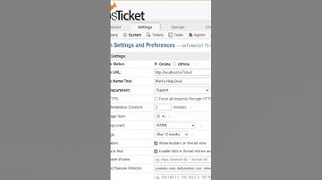 Configuring OSTicket for tickets: Tips? Let’s connect and share! #HelpDeskJourney