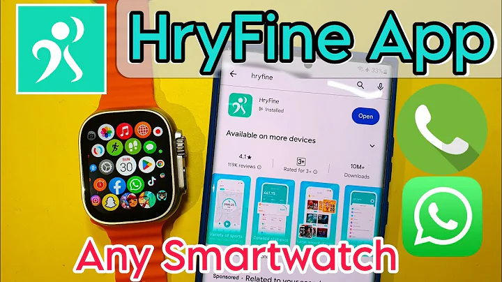 Hryfine App Smartwatch Connect To Phone | hryfine App Ko Connect Kaise Kare | Hryfine App How To Use