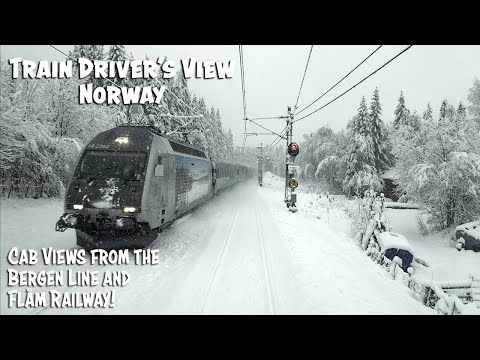 Winter Cab View from two of the most SCENIC RAILWAYS in the WORLD