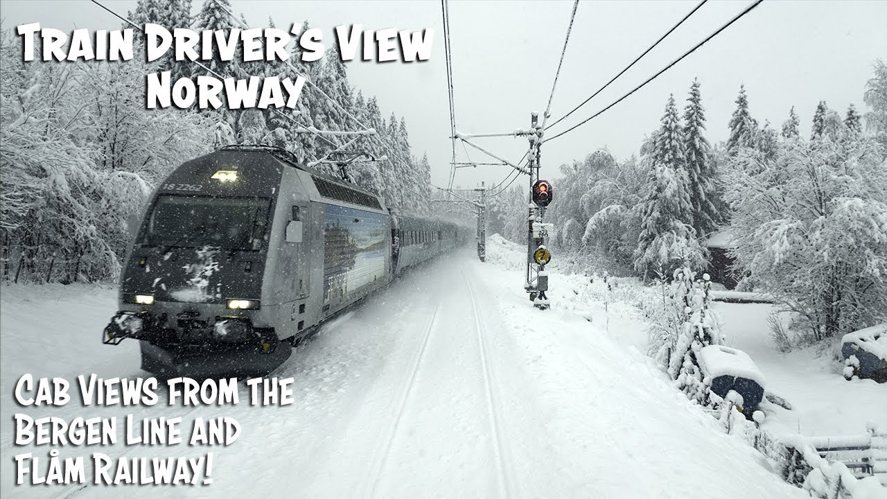 Winter Cab View from two of the most SCENIC RAILWAYS in the WORLD