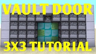 Minecraft: 3x3 Vault Piston Door [Tutorial]