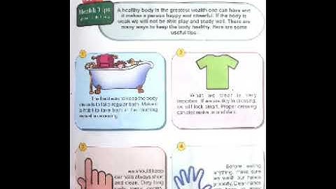 Class-1, Subject Moral science, Video-6, Chapter-2 (Health is wealth), Part-2 by Shweta Sharma