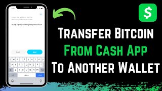 How to Transfer Bitcoin From Cash App To Another Wallet !