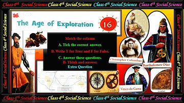 Class - 4 Chapter - 16 The Age of Exploration Solutions