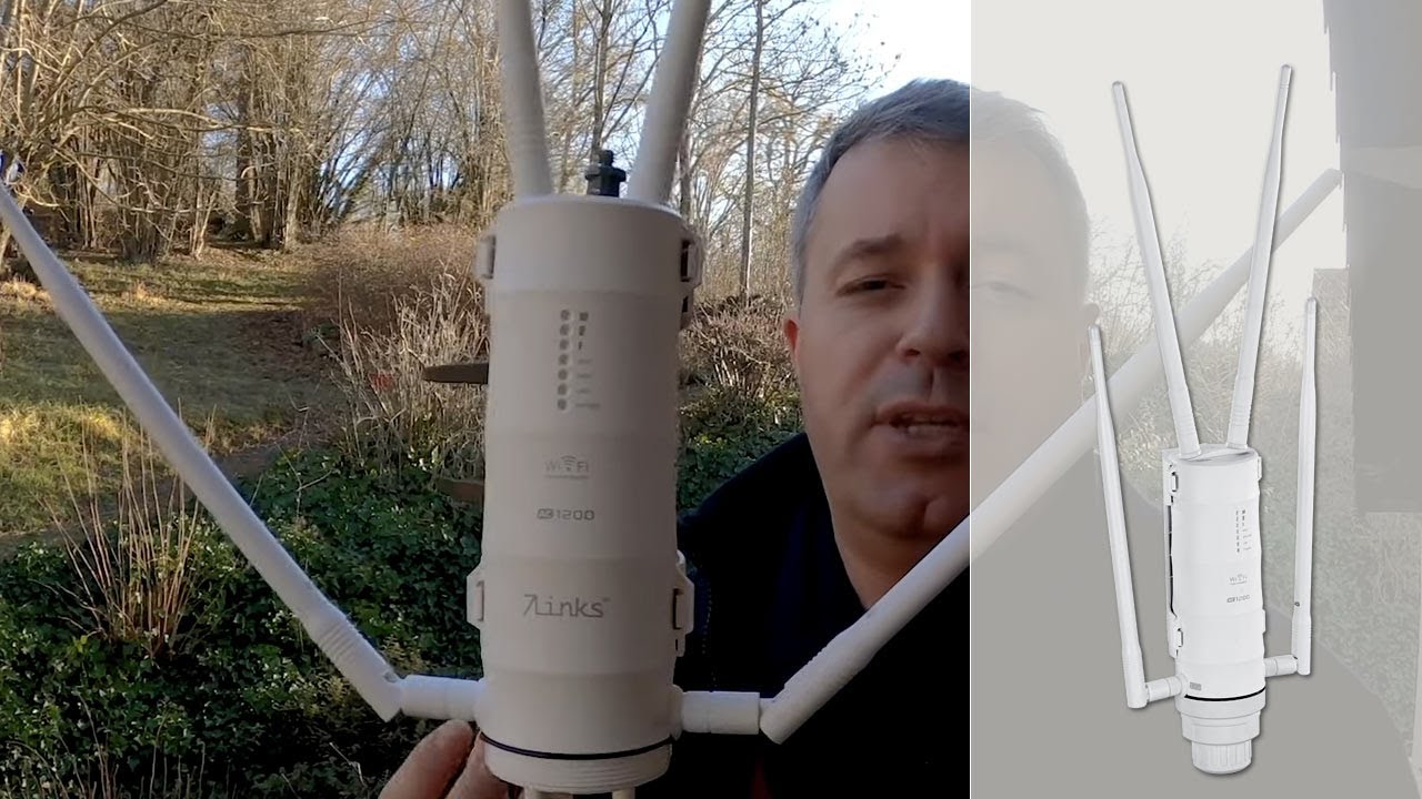 Vidéo Antenne wifi puissante portée 200m & répéteur - extérieur