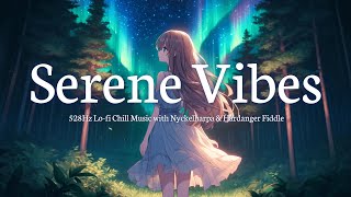 Serene Vibes 🪴 - Read & Relax with 528Hz Lo-fi | Nyckelharpa & Hardanger Fiddle Music