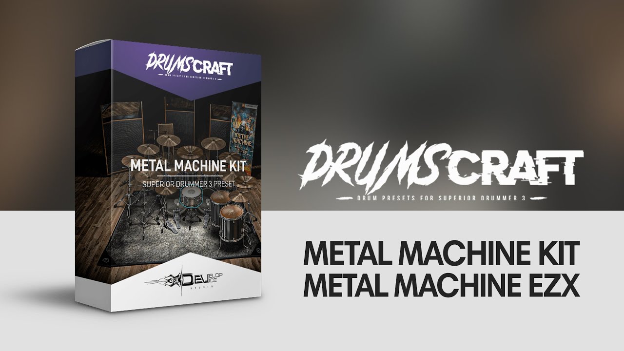 Metal Machine Kit: Superior Drummer 3 Preset - Sound Demo Video
