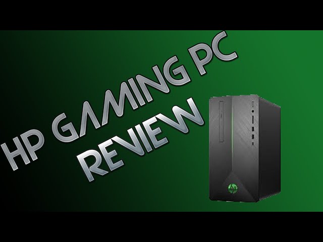 bygning New Zealand Udstyr "GAMING PC BY HP" HP Pavilion Gaming Desktop 690-00xx Review and Benchmark  - YouTube