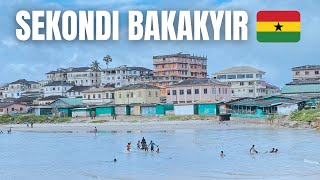 A Day In SEKONDI BAKAKYIR - Walk Video - Takoradi-Ghana 🇬🇭