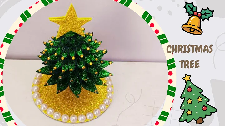 Christmas tree || DIY Foam Paper Christmas Tree
